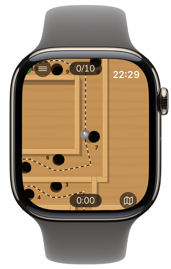 A level shown at the Far Play zoom setting